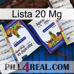 Lista 20 Mg 12